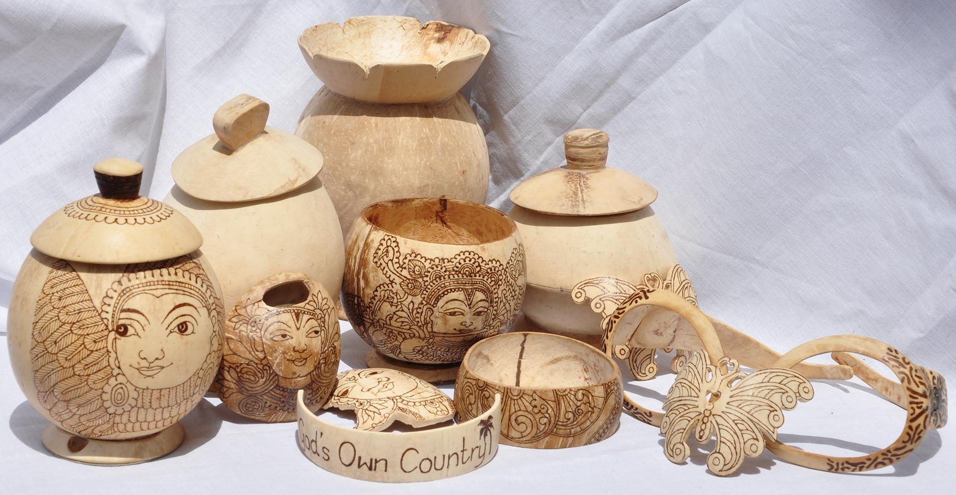 Kerala Coconut Shell & Coir Handicrafts